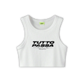 "Tutto Passa" White Crop Top™ S/s 2026