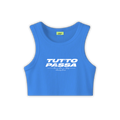"Tutto Passa" Blue Crop Top™ S/s 2026