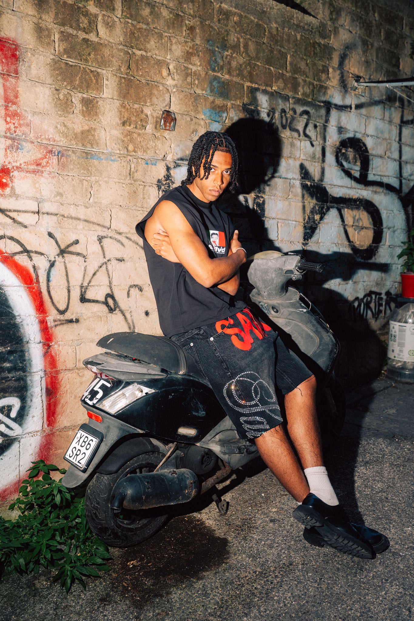 "Found Love in Italy" Black Sleeveless™ S/s 2026