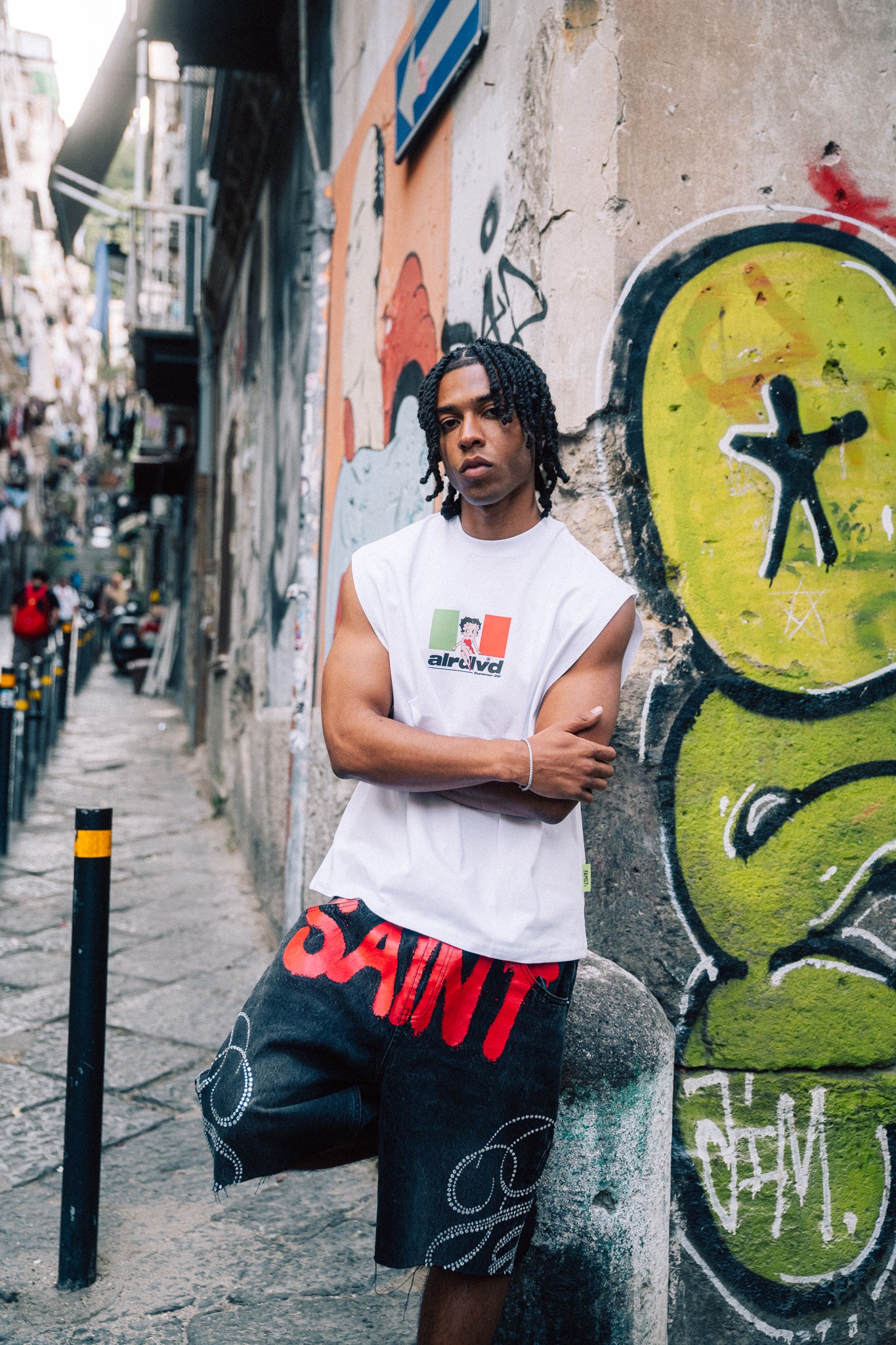 "Found Love in Italy" White Sleeveless™ S/s 2026