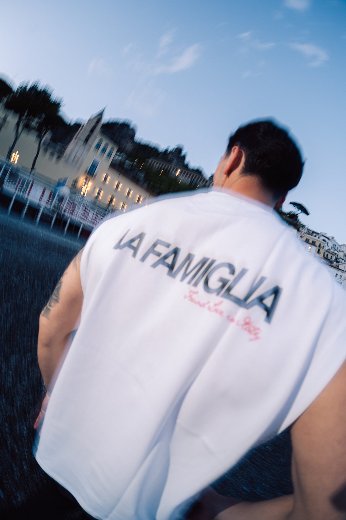 "Found Love in Italy" White Sleeveless™ S/s 2026