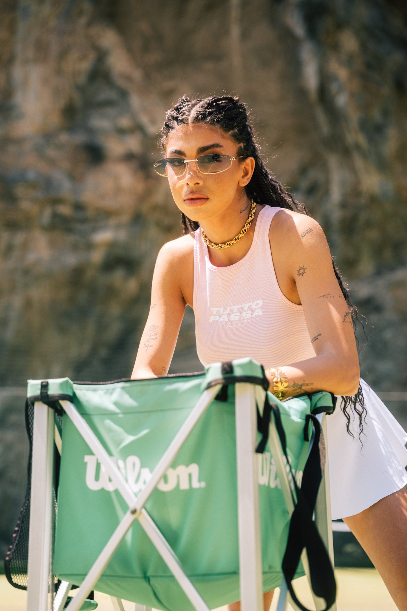 "Tutto Passa" Pink Crop Top™ S/s 2026