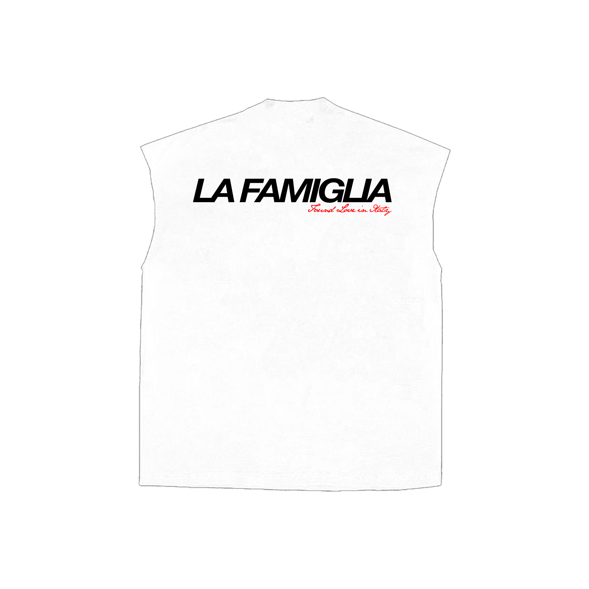 "Found Love in Italy" White Sleeveless™ S/s 2026