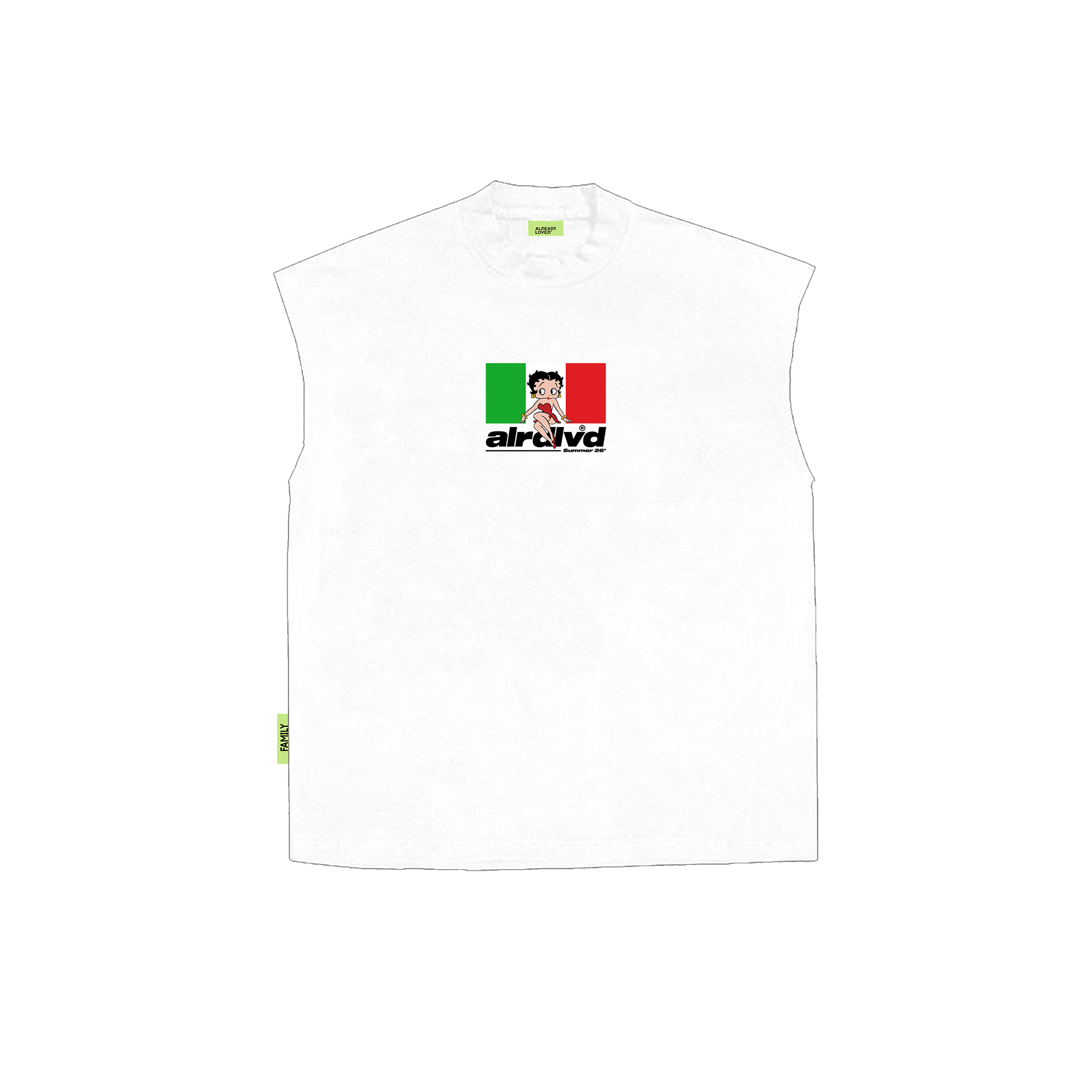 "Found Love in Italy" White Sleeveless™ S/s 2026