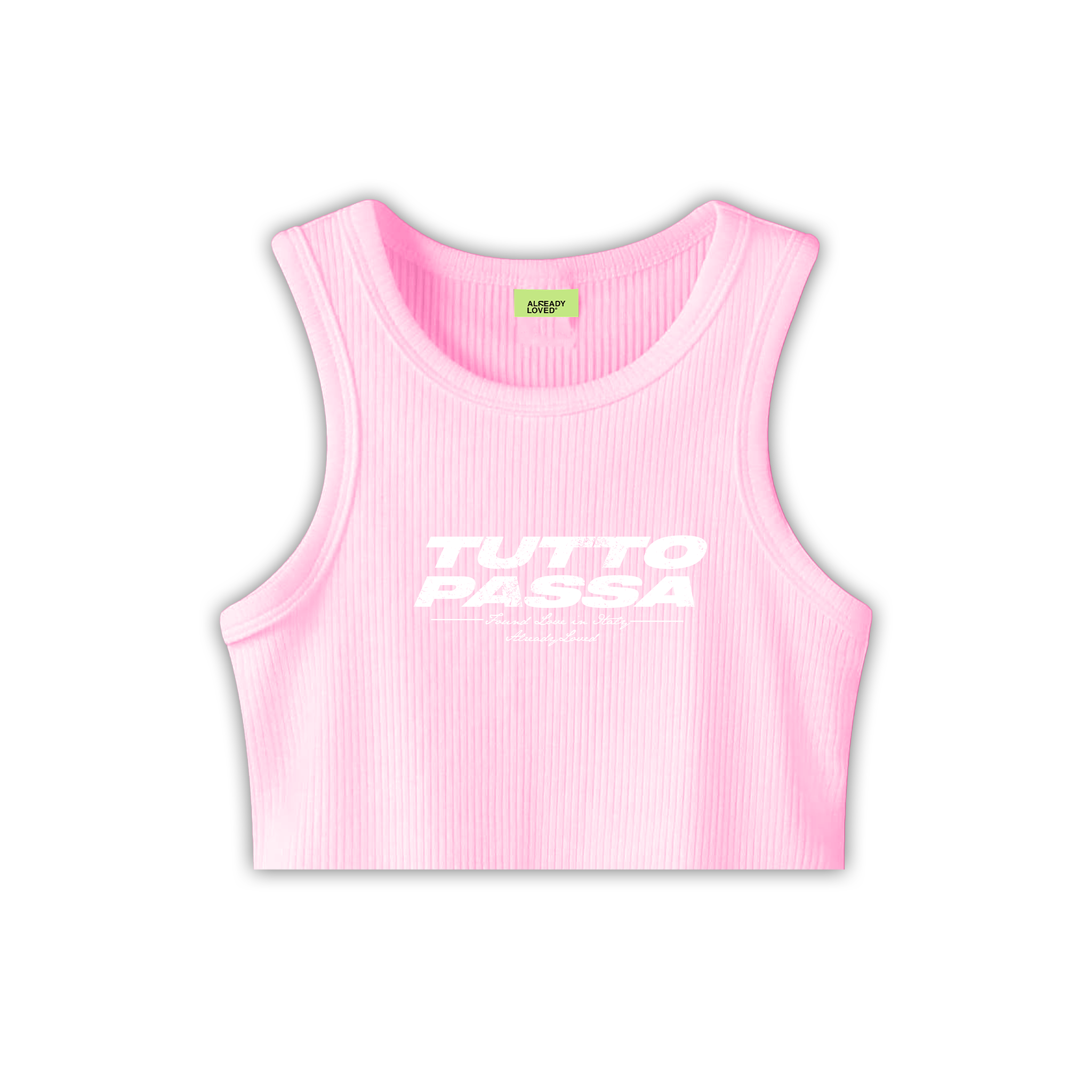"Tutto Passa" Pink Crop Top™ S/s 2026