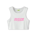 "Tutto Passa" White Crop Top™ S/s 2026